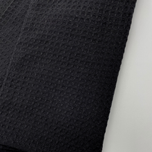 Load image into Gallery viewer, RANS London Waffle Tea towels Black set of 3