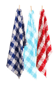 RANS Polka Dots Tea Towels 100% Cotton - 3 piece set