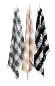 RANS Polka Dots Tea Towels 100% Cotton - 3 piece set