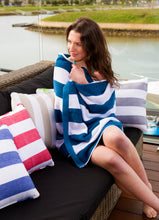 Load image into Gallery viewer, Royal Cabana Stripe Beach Towels