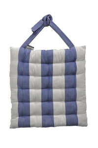 Stripy Alfresco Chair Pads Premium cotton