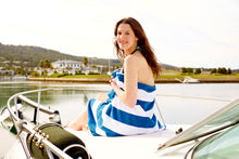 Load image into Gallery viewer, Royal Cabana Stripe Beach Towels