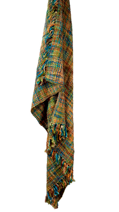 Rans Oslo Summer\Winter acrylic weaved Woven Throws 127x152cm | Peacock