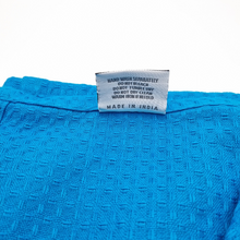 Load image into Gallery viewer, RANS London Waffle Tea towels Aqua set of 3