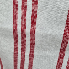 Load image into Gallery viewer, RANS Milan Tea Towels 5 Piece Set Check &amp; Stripe Designs | RED