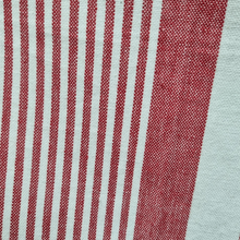 Load image into Gallery viewer, RANS Milan Tea Towels 5 Piece Set Check &amp; Stripe Designs | RED