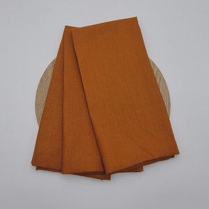 Jenny Mclean Cambrai Tea towels - set of 3 | Terracotta
