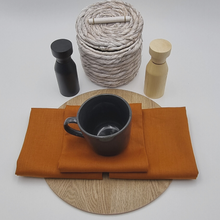 Load image into Gallery viewer, Jenny Mclean Cambrai Tea towels - set of 3 | Terracotta