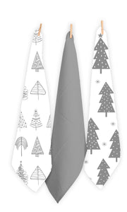 RANS Christmas Tree Tea Towels - Set Of 3