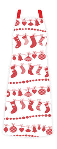 RANS Christmas Santa Socks Aprons With Pocket - 70 cm x 90 cm