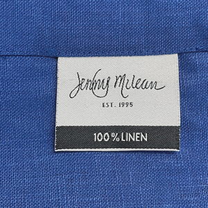 Jenny Mclean Venice Pure Linen Napkins -Set of 4 | Indigo