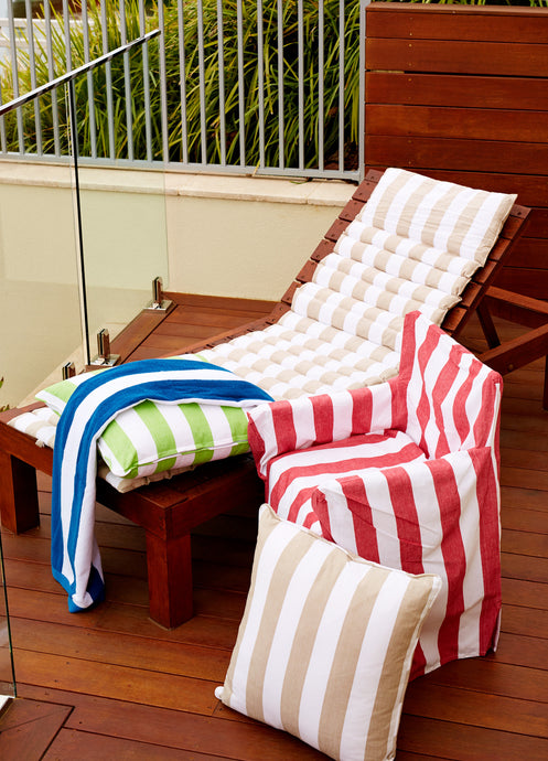 Stripy RANS Alfresco Director Chair Covers - Stripe Design - 100% Cotton