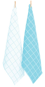 RANS Cambridge Waffle Tea Towel Set of 2
