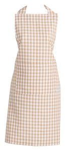 Gingham Check Aprons 100% Cotton by RANS