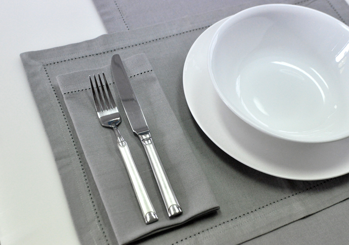 RANS Elegant Hemstitch Napkins - 45 cm x 45 cm